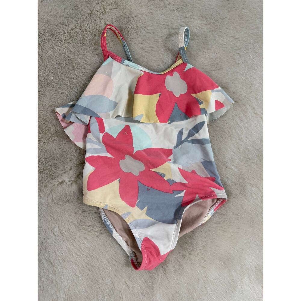 Tea Collection Girls Floral One Piece Swimsuit